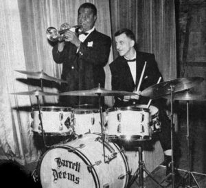 Barrett Deems - Louie Armstrong photo